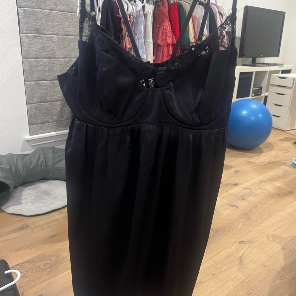 Superdown black mini dress